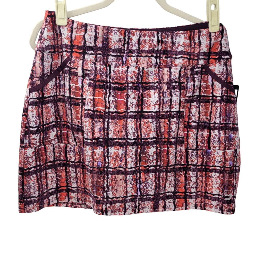 Foray Golf Women's Front Patch Pocket Golf Skirt Warm Boucle size Large NWT $160